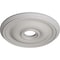 Ekena Millwork Bradford Ceiling Medallion (Canopies up to 4 3/8"), 18 1/8"OD x 3 3/4"ID x 1 1/8"P, Ultra Pure White CM18BRUWF - alternate 2